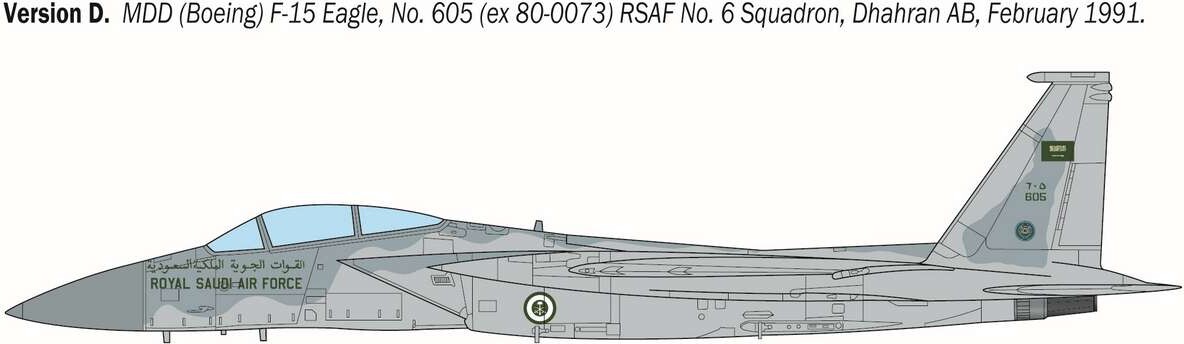 Italeri 92763 - F-15C Eagle Model Jagerfly Byggesæt - 1 48