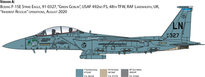 Italeri - F-15E Strike Eagle Fly Byggesæt - 1 48 - 2803