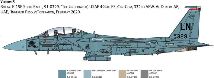 Italeri - F-15E Strike Eagle Fly Byggesæt - 1 48 - 2803