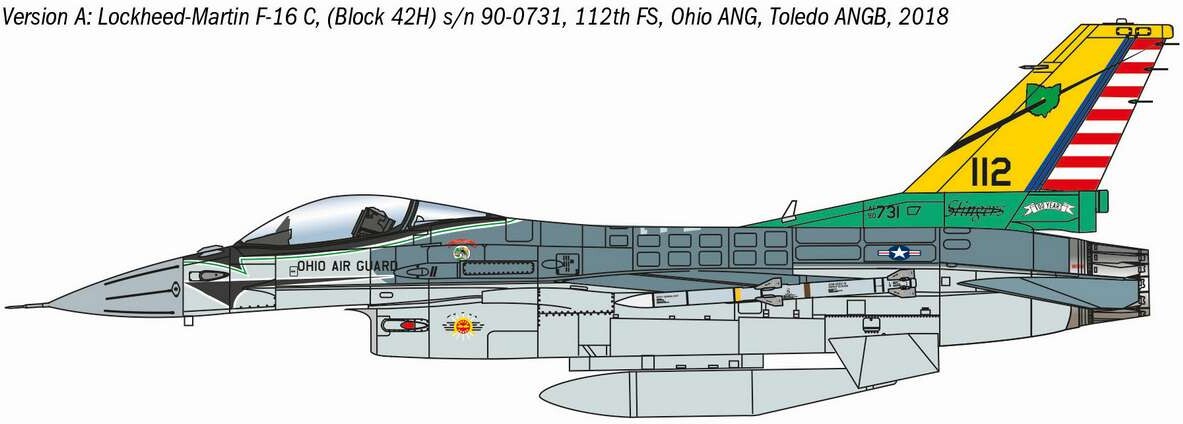 Italeri - F-16C Fighting Falcon War Thunder Fly - 1 48 - 35105