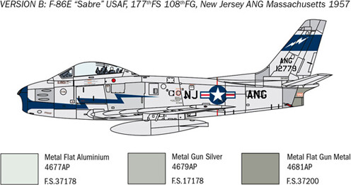 Italeri - F-86E Sabre Fly Byggesæt - 1 48 - 2799
