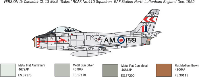Italeri - F-86E Sabre Fly Byggesæt - 1 48 - 2799