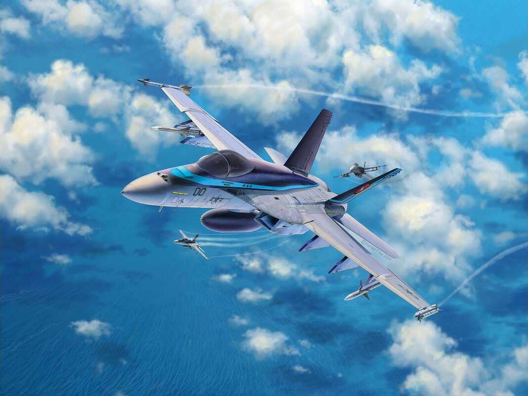 Revell Top Gun Maverick - Fa-18E Super Hornet Modelfly Byggesæt - 1 48 -