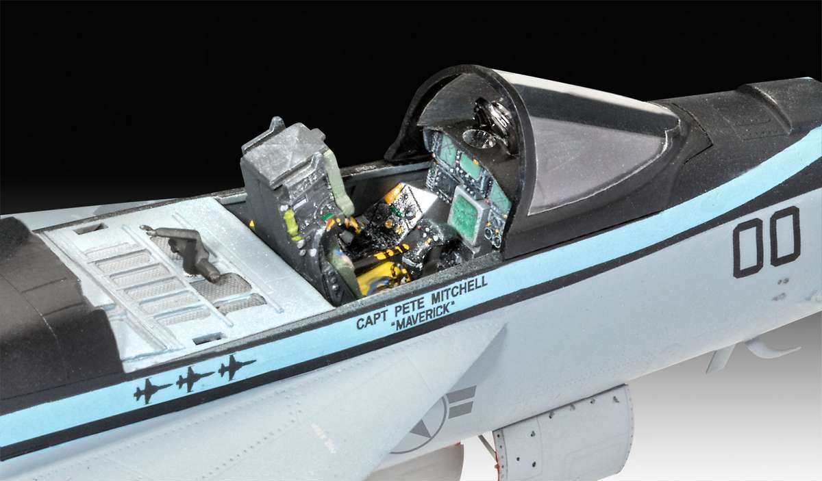 Revell Top Gun Maverick - Fa-18E Super Hornet Modelfly Byggesæt - 1 48 -