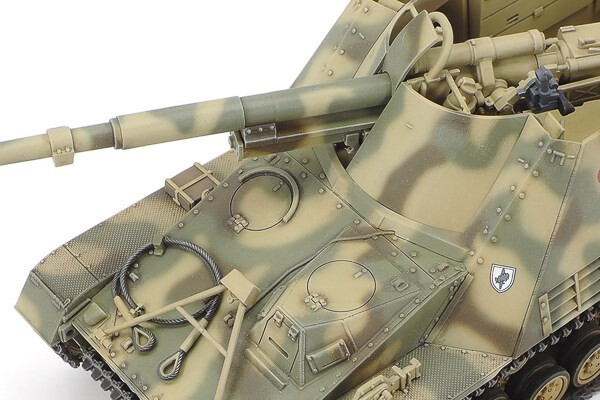 Tamiya - Nashorn Self-Propelled Heavy Anti-Tank Gun Byggesæt - 1 48 -