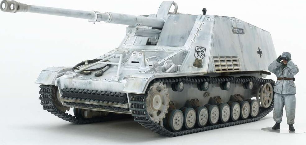 Tamiya - Nashorn Self-Propelled Heavy Anti-Tank Gun Byggesæt - 1 48 -