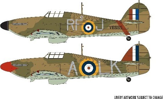 Airfix - Hawker Hurricane Mki Fly Byggesæt - 1 48 - A05127A