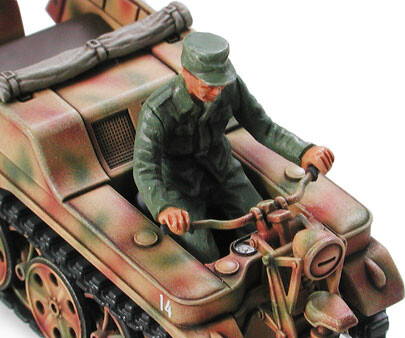Tamiya - Kettenkraftrad Med Goliath Motorcykel Byggesæt - 1 48 - 32502