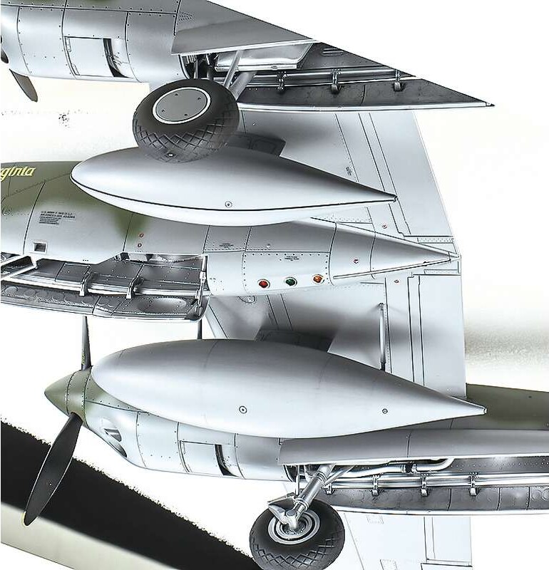 Tamiya - Lockheed P-38Fg Lightning Fly Byggesæt - 1 48 - 61120