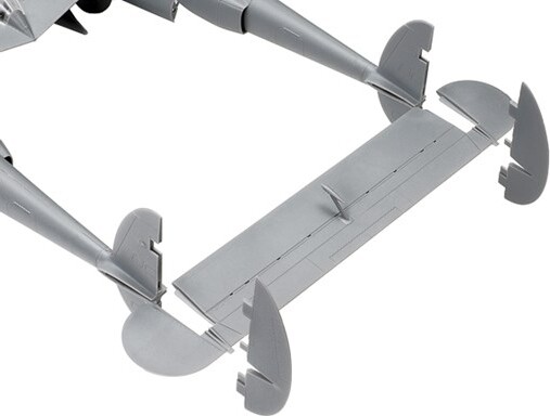 Tamiya - Lockheed P-38J Lightning Fly Byggesæt - 1 48 - 61123