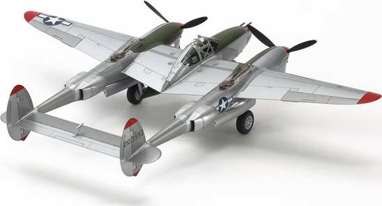 Tamiya - Lockheed P-38J Lightning Fly Byggesæt - 1 48 - 61123