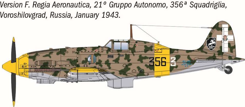 1 48 Macchi Mc202 Folgore - 2840S - Italeri