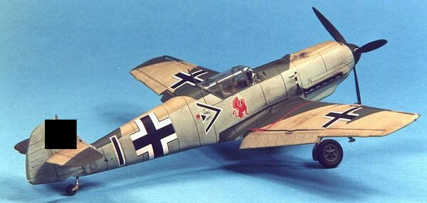 Tamiya - Messerschmitt Bf109-E Modelfly Byggesæt - 1 48 - 61050