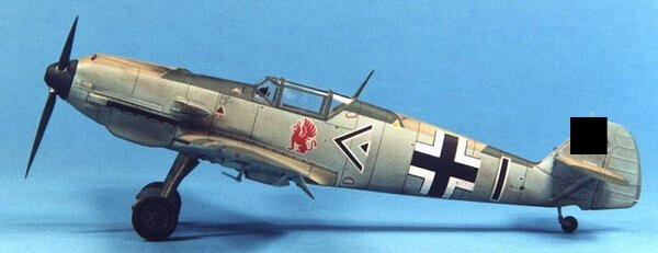 Tamiya - Messerschmitt Bf109-E Modelfly Byggesæt - 1 48 - 61050