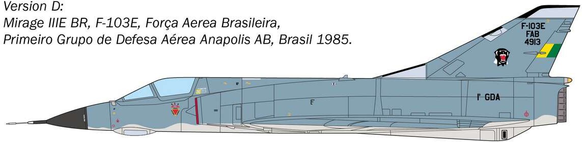 Italeri - Mirage Iii E Model Fly Byggesæt - 1 48 - 2816