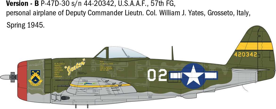 Italeri - P-47D Thunderbolt Eto Fly Byggesæt - 1 48 - 2835