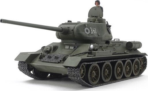 Tamiya - T-34-85 Russian Medium Tank Byggesæt - 1 48 - 32599