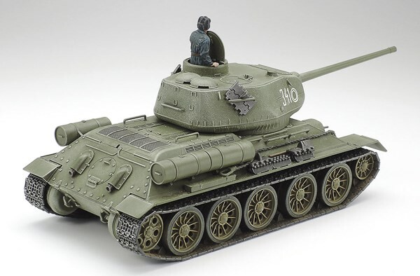 Tamiya - T-34-85 Russian Medium Tank Byggesæt - 1 48 - 32599
