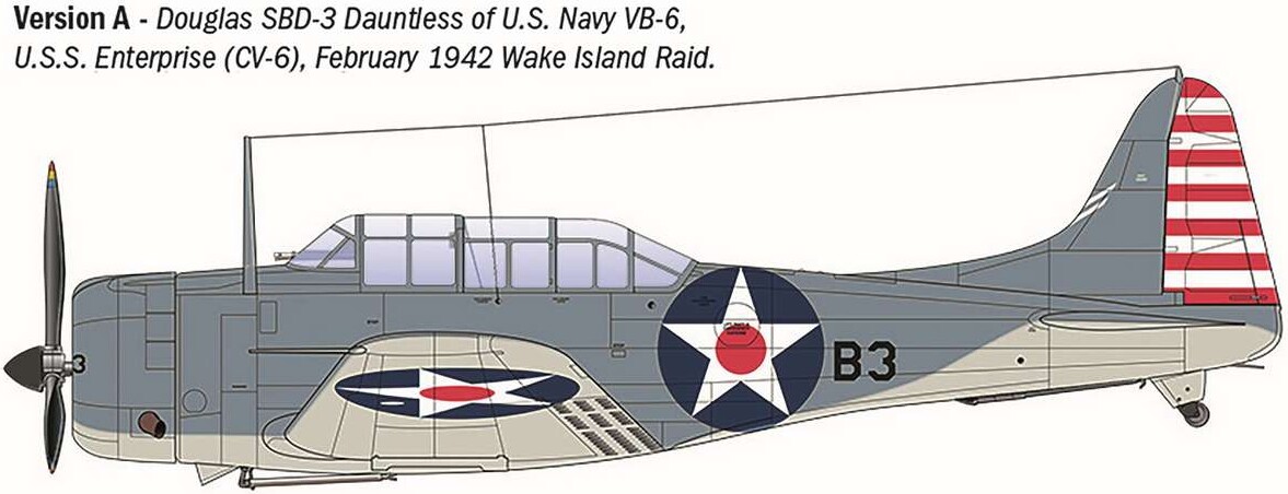 Italeri - Sbd-3 Dauntless - 1 48 - 2841