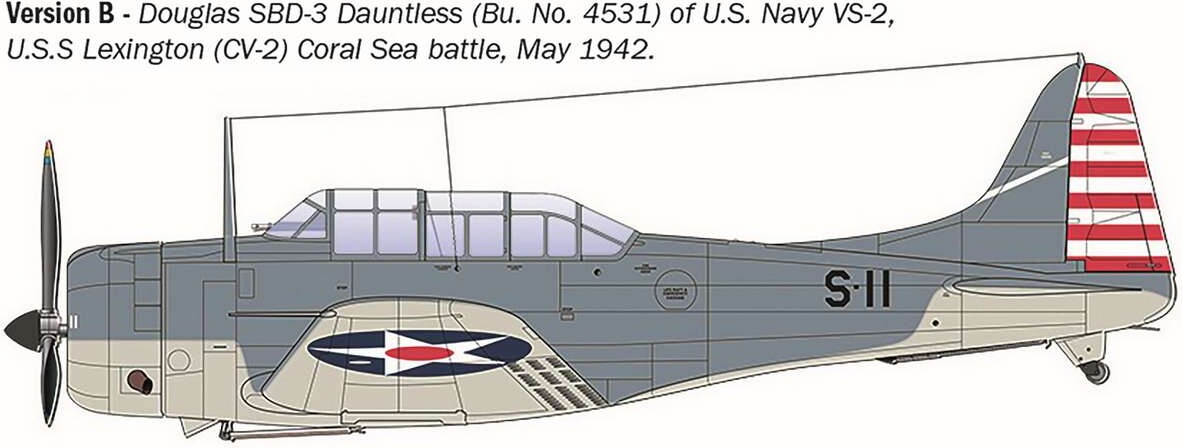 Italeri - Sbd-3 Dauntless - 1 48 - 2841