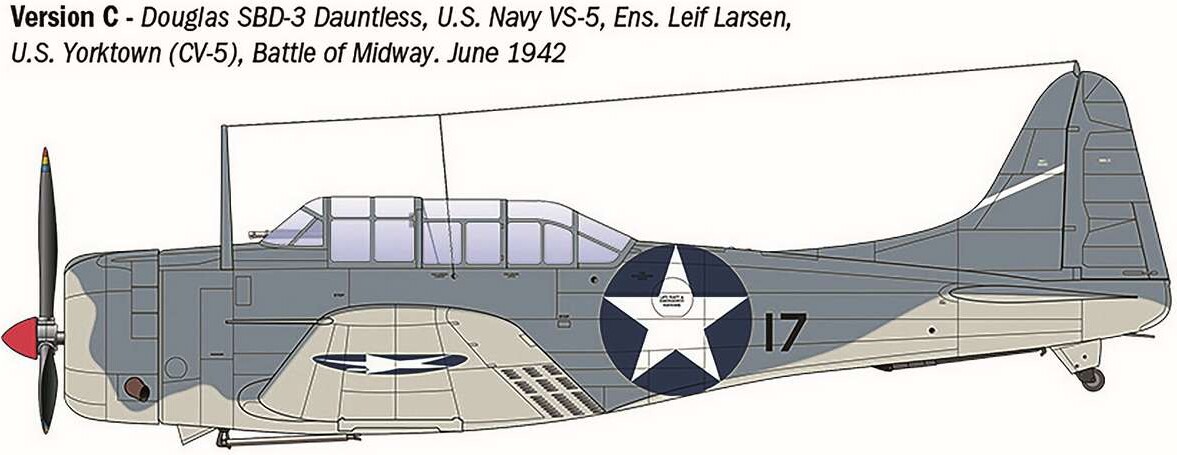 Italeri - Sbd-3 Dauntless - 1 48 - 2841