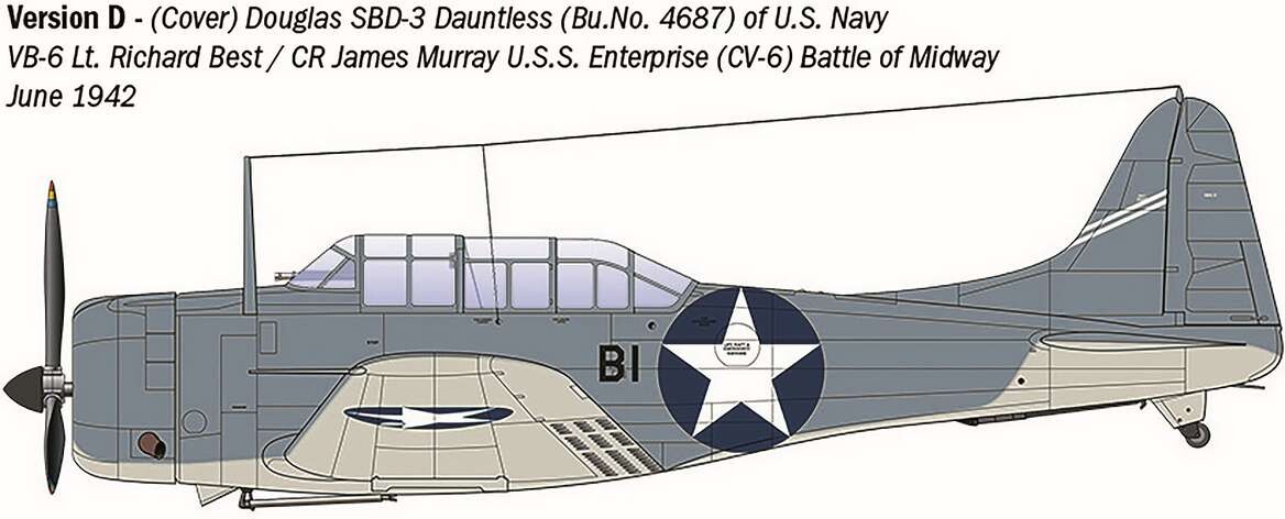 Italeri - Sbd-3 Dauntless - 1 48 - 2841