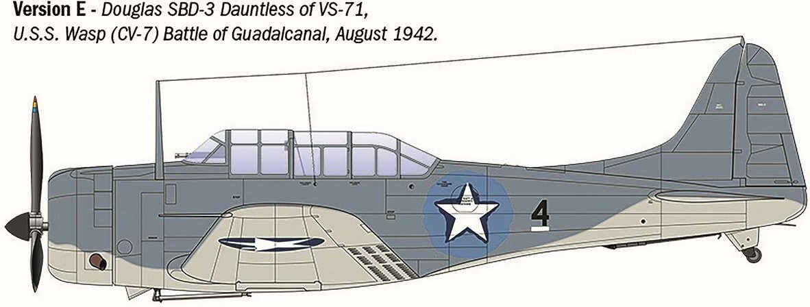 Italeri - Sbd-3 Dauntless - 1 48 - 2841
