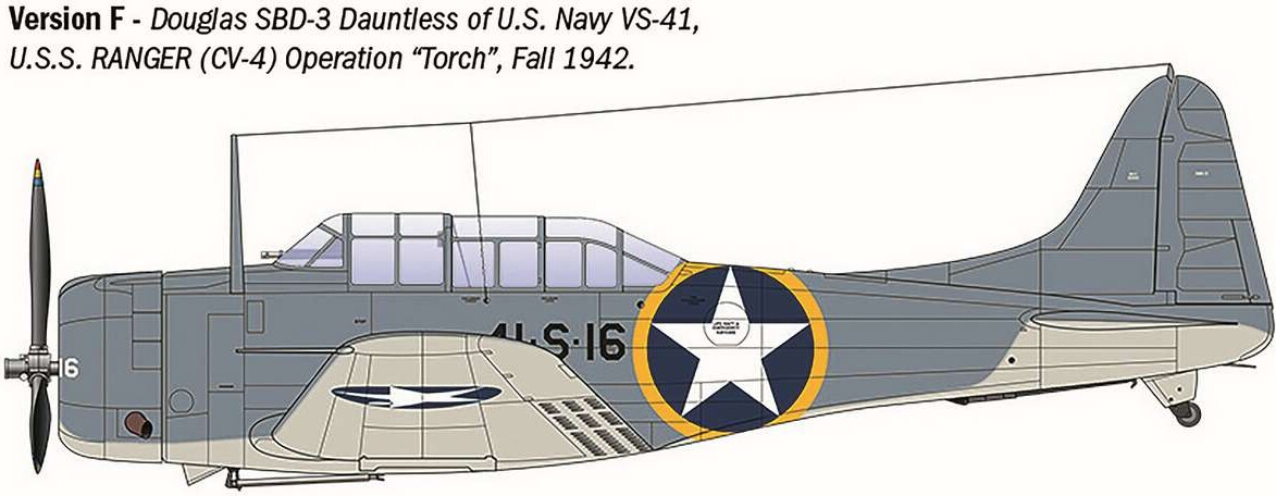 Italeri - Sbd-3 Dauntless - 1 48 - 2841