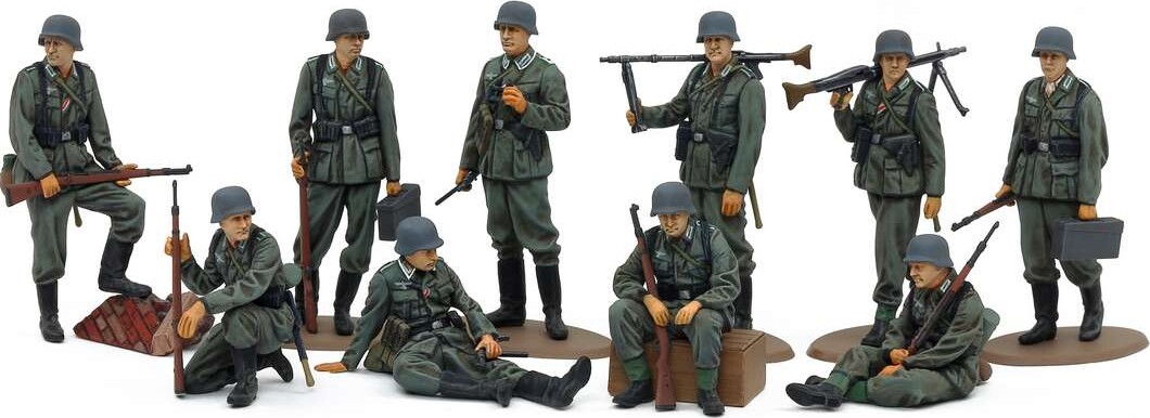 Tamiya - Wwii Wehrmacht Infantry Set - Model Figurer - 1 48 - 32602