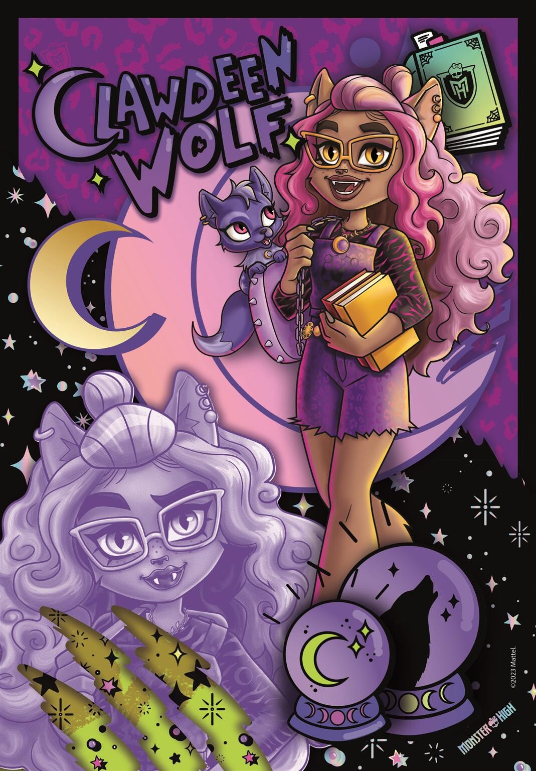 Monster High Puslespil - Clawdeen Wolf - 150 Brikker - Clementoni
