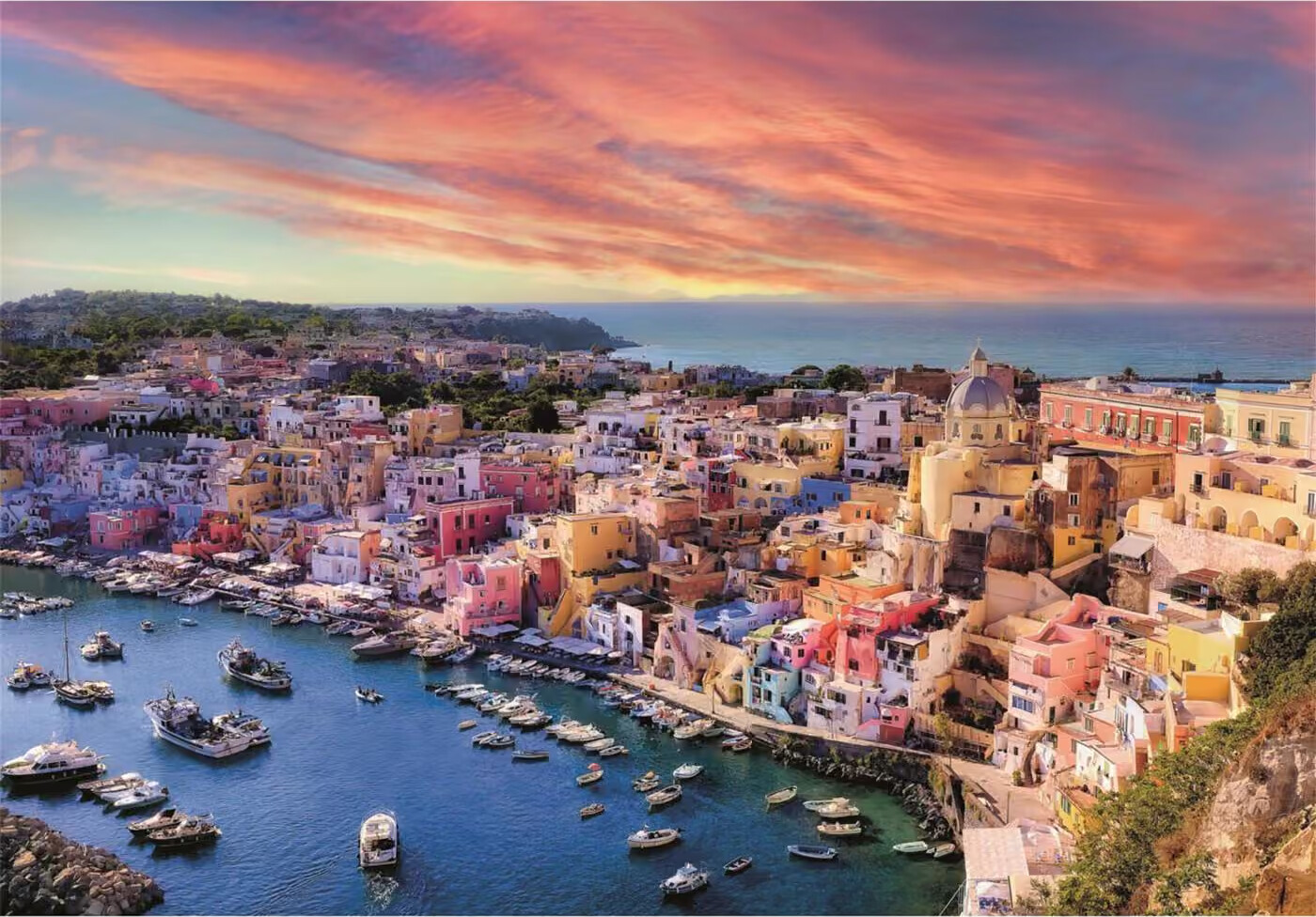 Clementoni Puslespil - Procida Italien - High Quality - 1500 Brikker