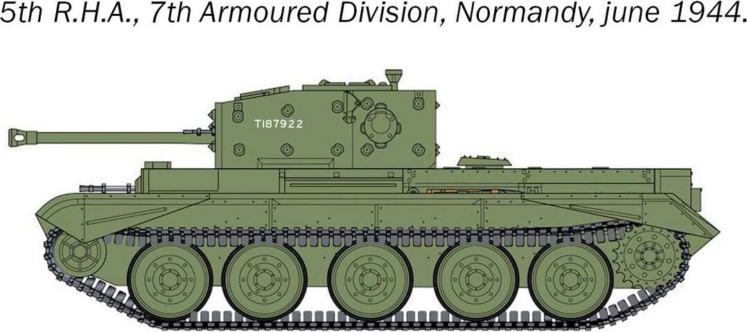 Italeri - Cromwell Mk Iv Model Tank Byggesæt - 1 56 - 25754