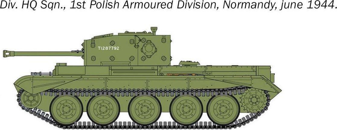 Italeri - Cromwell Mk Iv Model Tank Byggesæt - 1 56 - 25754