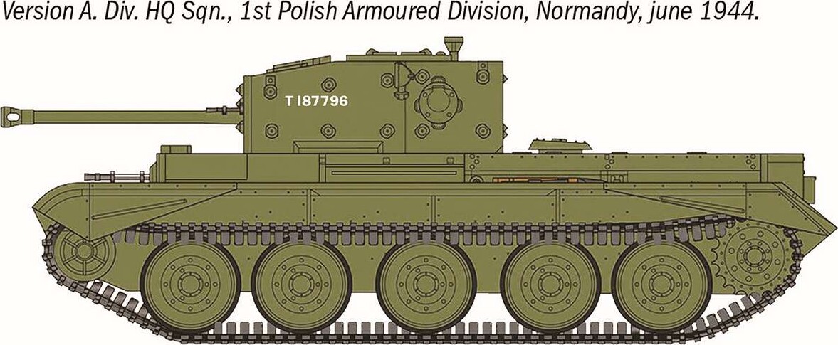 Italeri 75004 - Cromwell Mkiv Tank - Starter Set - 1 56