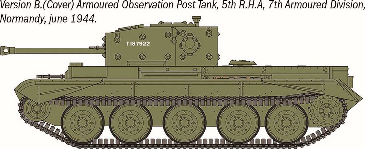 Italeri 75004 - Cromwell Mkiv Tank - Starter Set - 1 56