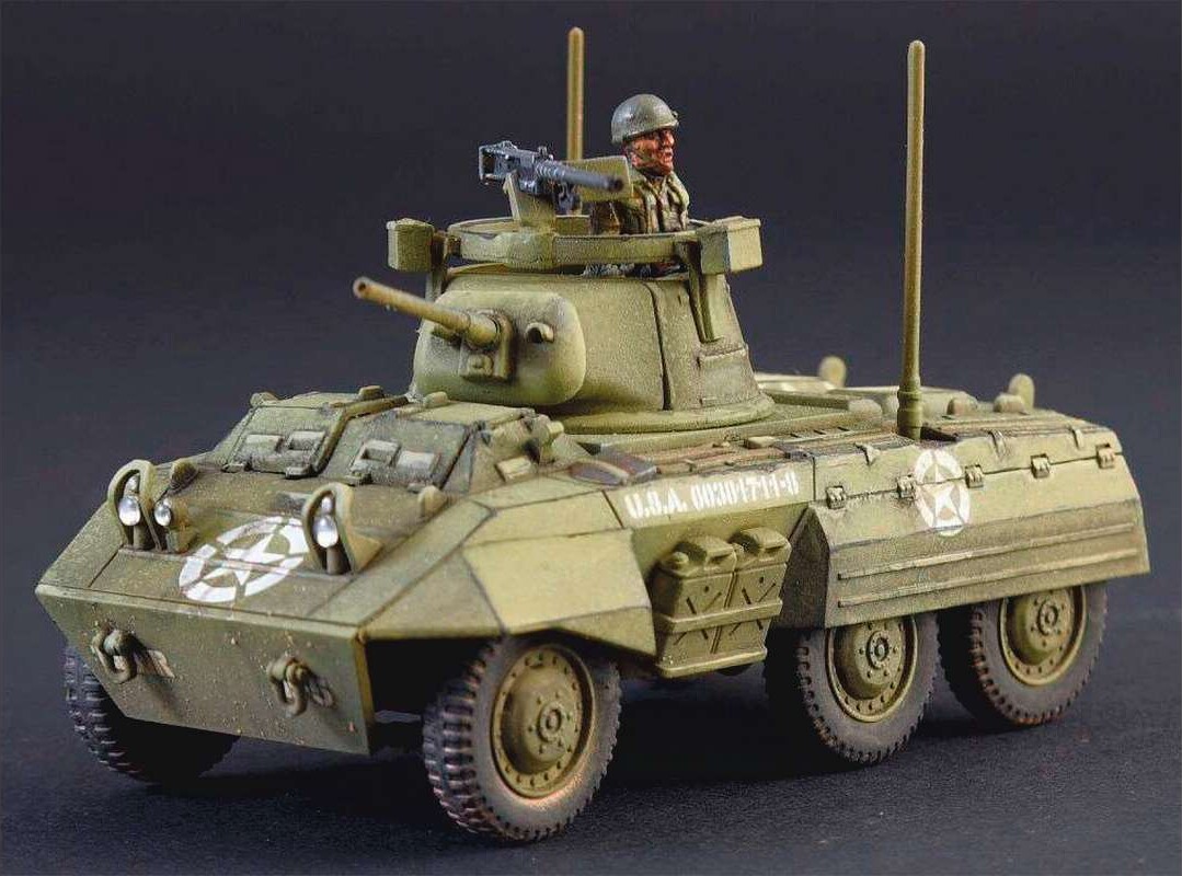 Italeri - M8M20 Greyhound Tank Byggesæt - 1 56 - 25759