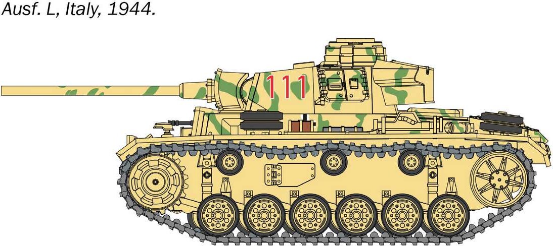 Italeri - Pzkpfw Iii Ausf Jlmn Tank Byggesæt - 1 56 - 25757