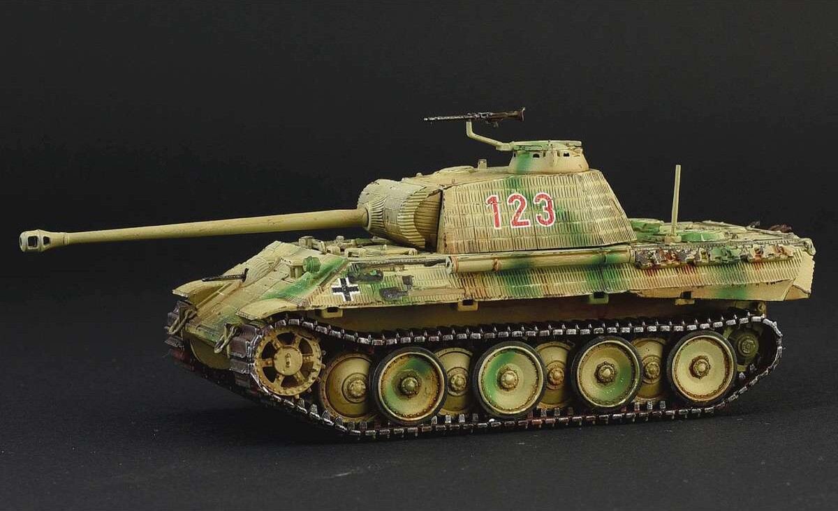 Italeri - Sdkfz 171 Panther Ausf A Tank Byggesæt - 1 56 - 25752