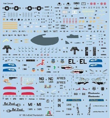 Italeri Gulf War - A-10 Thunderbolt Ii Fly Byggesæt - 1 72 - 1376