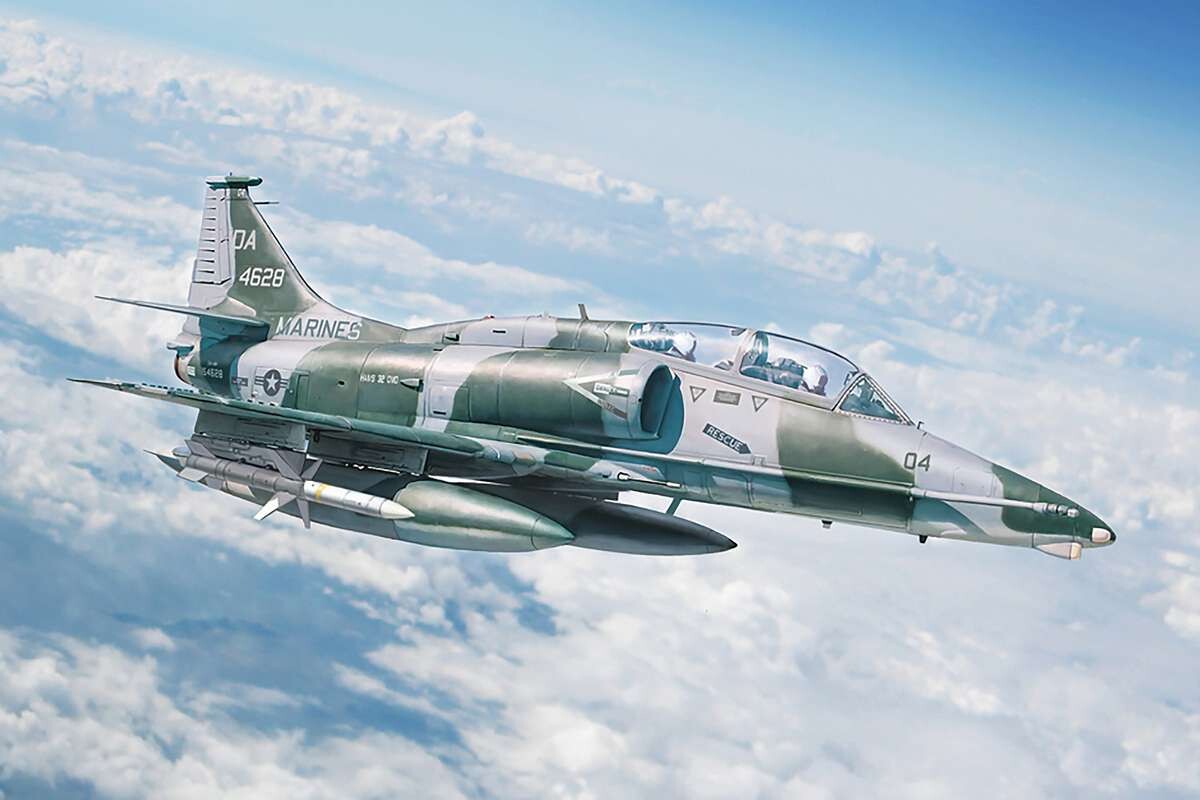 Italeri 90165 - A-4M Skuhawk Ii Model Fly Byggesæt - 1 72