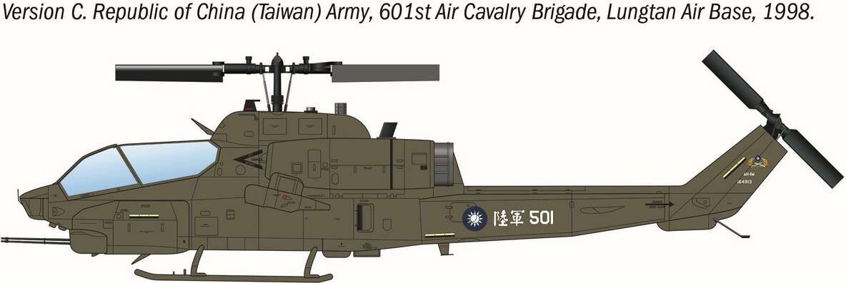 Italeri 90160 - Bell Ah-1W Super Cobra Model Helikopter - 1 72