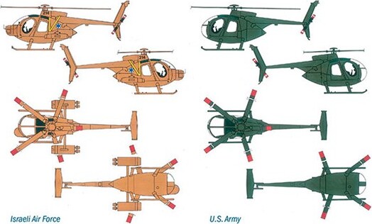 Italeri - Ah-6 Night Fox Helikopter Byggesæt - 1 72 - 0017S