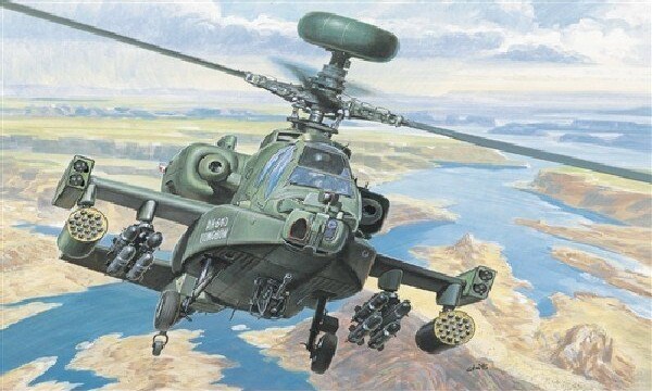 Italeri - Ah-64D Apache Longbow Fly Byggesæt - 1 72 - 080