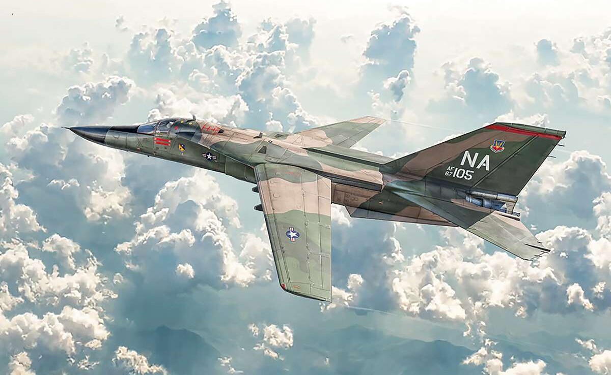 Italeri 91232 - F-111A Aardvark Model Jagerfly Byggesæt - 1 72
