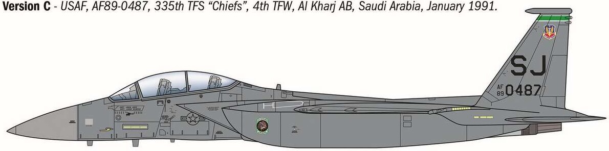 Italeri 90166 - F-15E Strike Eagle Model Fly Byggesæt - 1 72