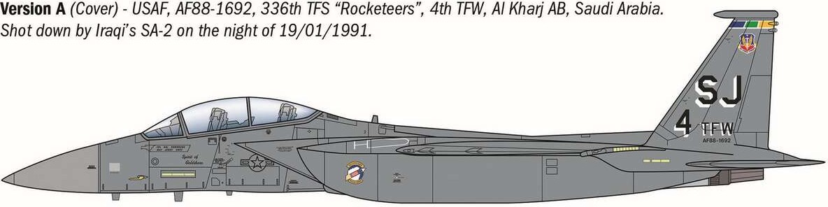Italeri 90166 - F-15E Strike Eagle Model Fly Byggesæt - 1 72