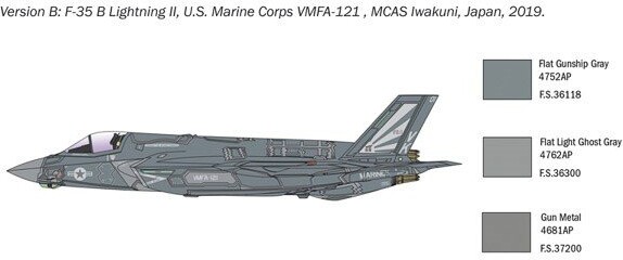 Italeri - F-35B Lightning Ii Fly Byggesæt - 1 72 - 1425