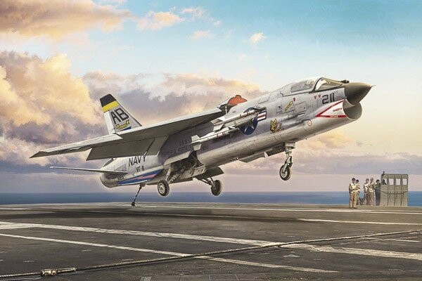 Italeri - F-8E Crusader Model Fly Byggesæt - 1 72 - 1456