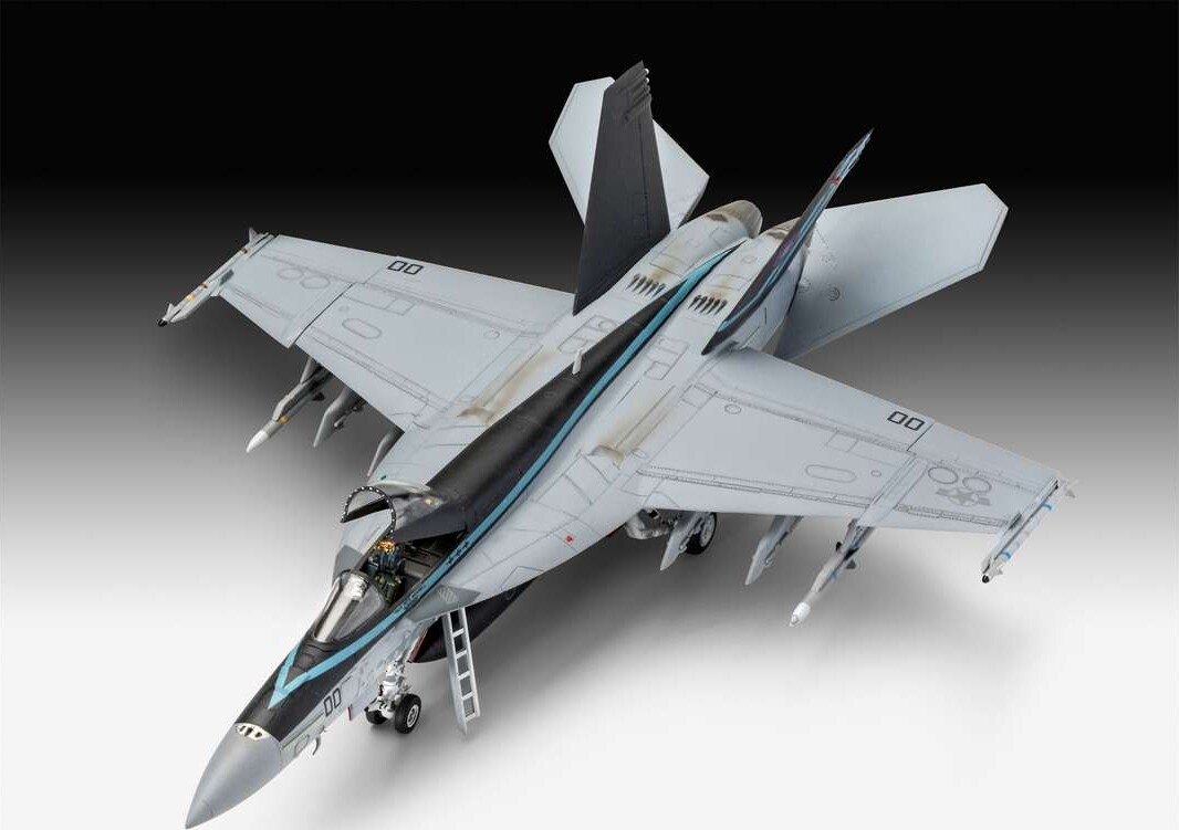 Revell - Fa-18E Super Hornet F-14D Tomcat - 1 72 - Level 4 - 05677