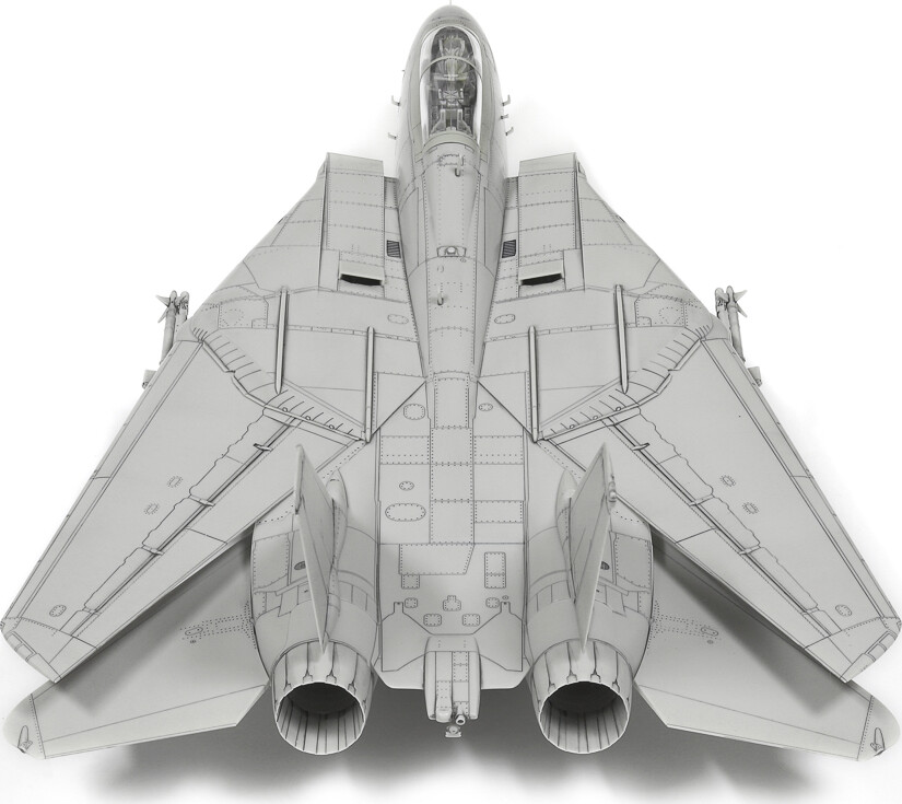 Tamiya 60795 - Grumman F-14D Tomcat Model Byggesæt - 1 72